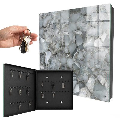 Caja para llaves de mosaico de piedra