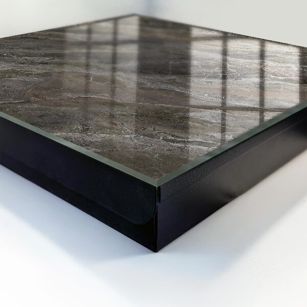 Caja para llaves con diseño de textura de mármol