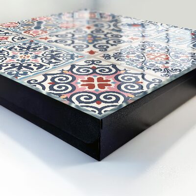 Armario para llaves con diseño de patrones de mosaico