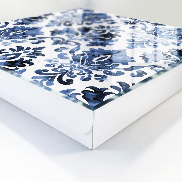 Caja para llaves de color azul decorativa