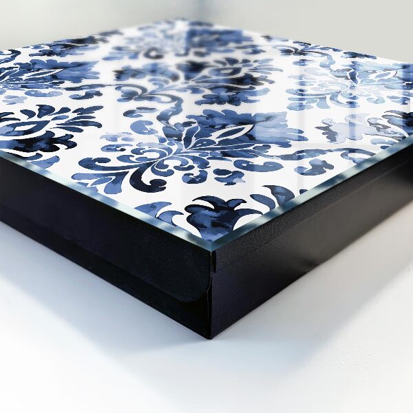 Caja para llaves de color azul decorativa