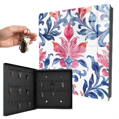 Armario para llaves con diseño de decoraciones coloridas