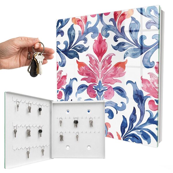 Armario para llaves con diseño de decoraciones coloridas