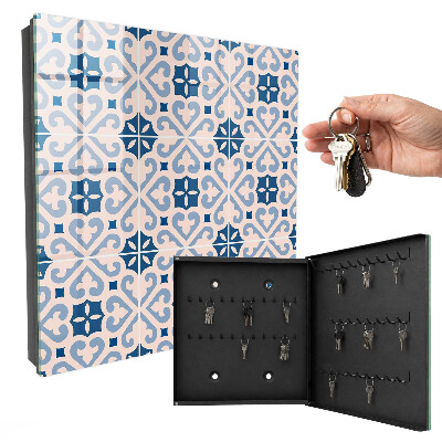 Caja para llaves con patrón decorativo