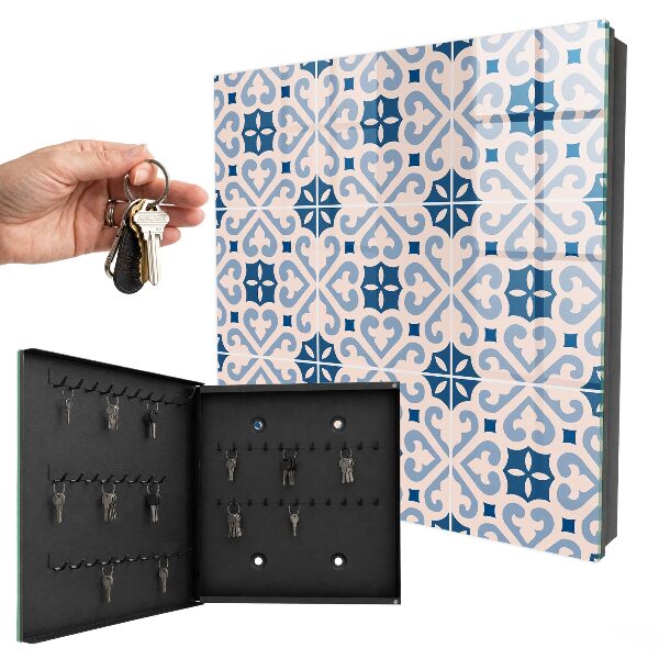 Caja para llaves con patrón decorativo