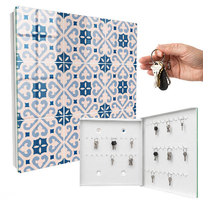 Caja para llaves con patrón decorativo