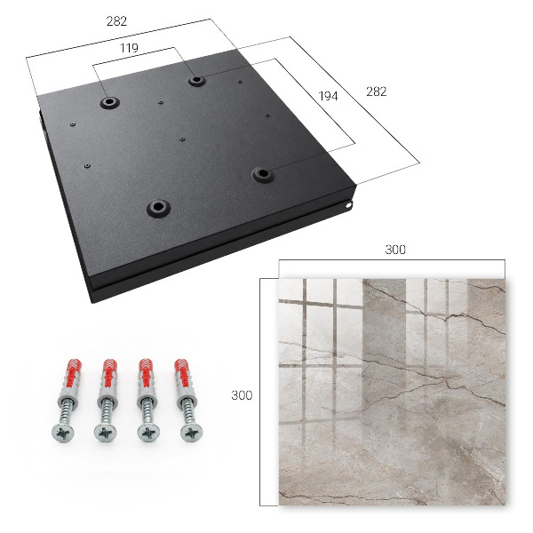 Caja para llaves diseño de piedra elegante