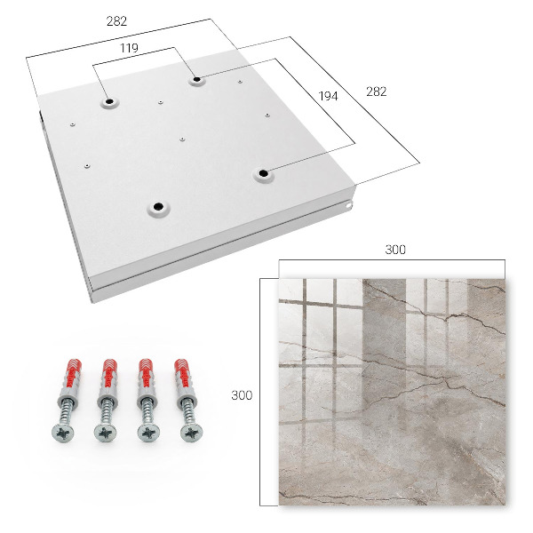 Caja para llaves diseño de piedra elegante