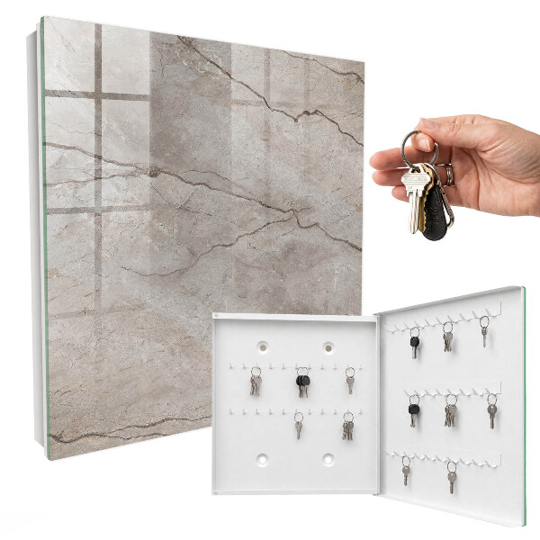 Caja para llaves diseño de piedra elegante