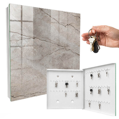 Caja para llaves diseño de piedra elegante