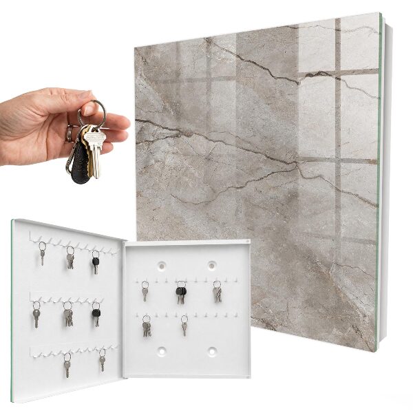 Caja para llaves diseño de piedra elegante