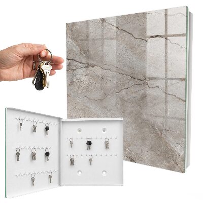 Caja para llaves diseño de piedra elegante