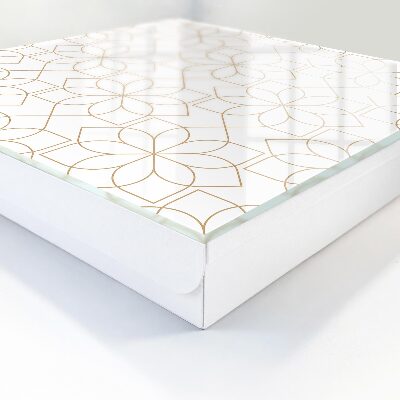 Caja para llaves con estampado floral