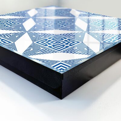 Armario para llaves con diseño de patrón geométrico