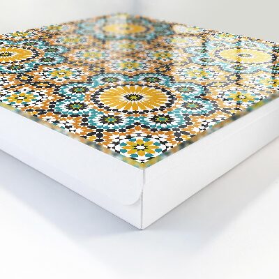 Armario para colgar llaves con diseño de mosaico geométrico