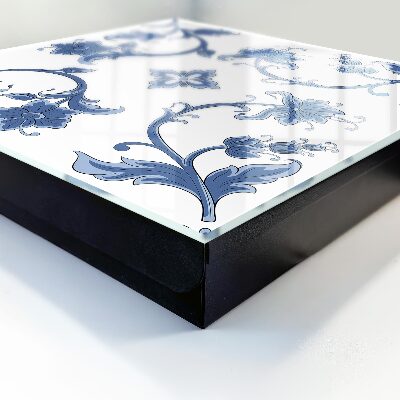 Caja para llaves con diseño de estampados florales