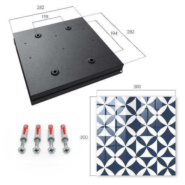 Armario para llaves con diseño de elegancia geométrica