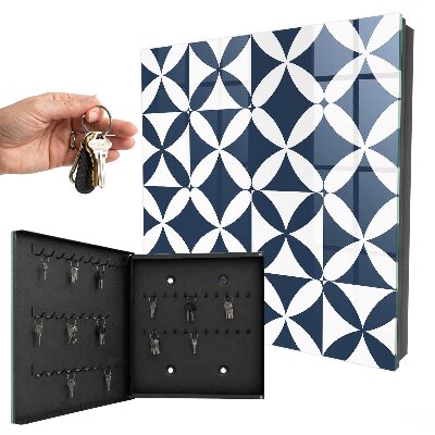 Armario para llaves con diseño de elegancia geométrica