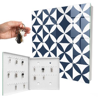 Armario para llaves con diseño de elegancia geométrica