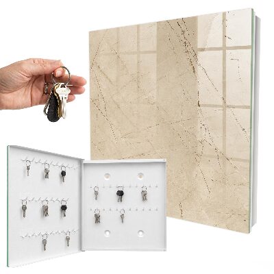 Caja para llaves acabado en mármol