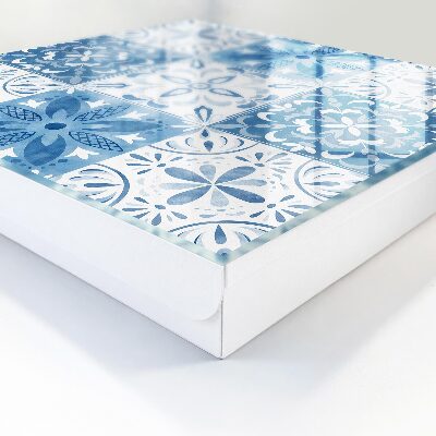 Armario para llaves con diseño de azulejos geométricos