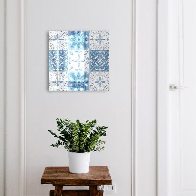 Armario para llaves con diseño de azulejos geométricos