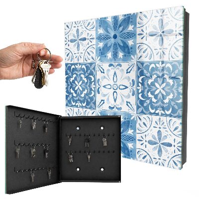 Armario para llaves con diseño de azulejos geométricos