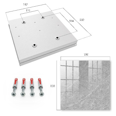 Caja para llaves con diseño de textura de mármol