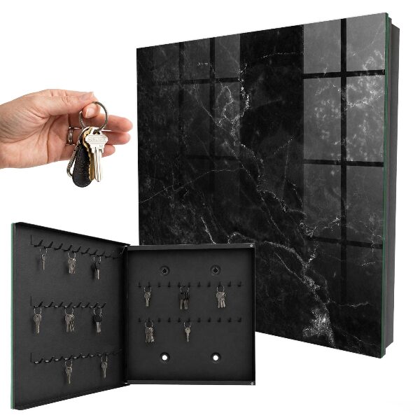 Caja para llaves con diseño de abstracción de mármol