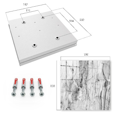 Caja para llaves diseño con acabado de mármol