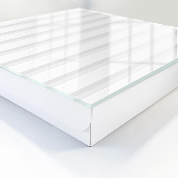 Caja para llaves con diseño de rayas verticales