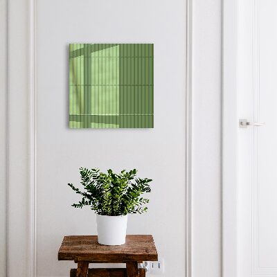 Armario para colgar llaves de bambú verde