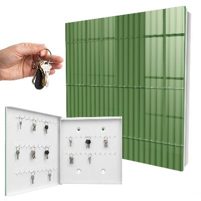 Armario para colgar llaves de bambú verde