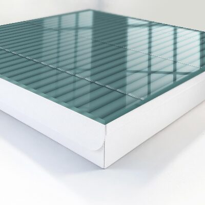 Caja para llaves con diseño de textura turquesa