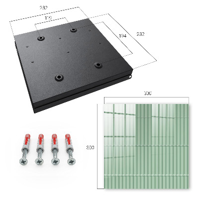 Caja para llaves con diseño de rayas verdes