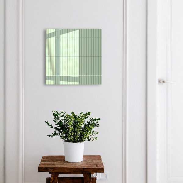 Caja para llaves con diseño de rayas verdes