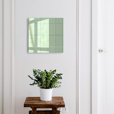 Caja para llaves con diseño de rayas verdes