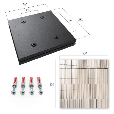 Armario para llaves con diseño de líneas minimalistas