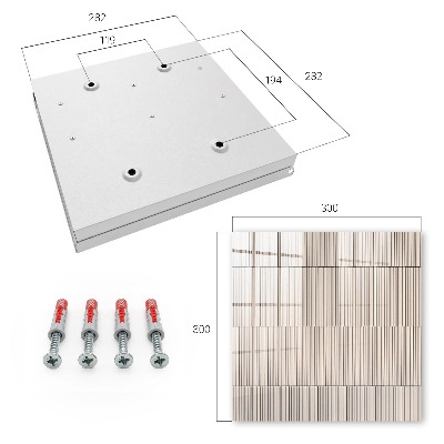 Armario para llaves con diseño de líneas minimalistas
