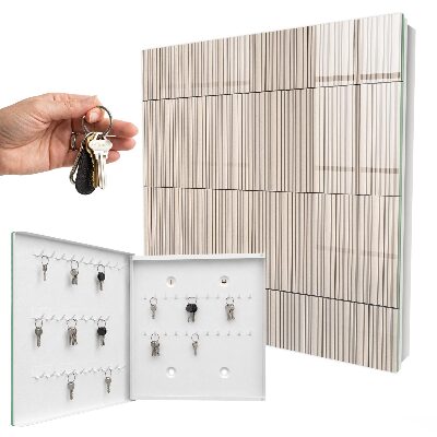 Armario para llaves con diseño de líneas minimalistas