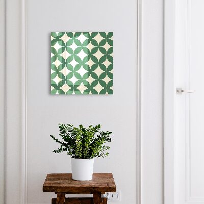 Armario para colgar llaves con diseño de ruedas verdes
