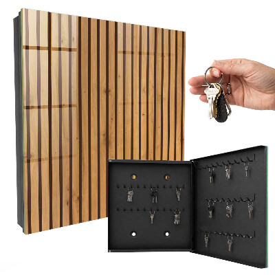 Caja para llaves de madera para pared