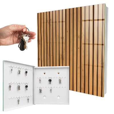 Caja para llaves de madera para pared