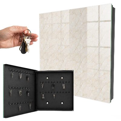 Caja para llaves diseño con acabado de mármol