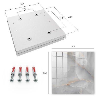 Caja para llaves de diseño en color gris