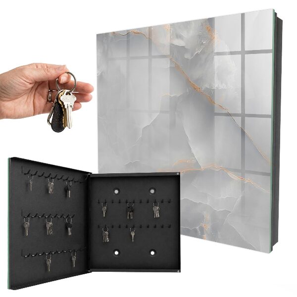 Caja para llaves de diseño en color gris