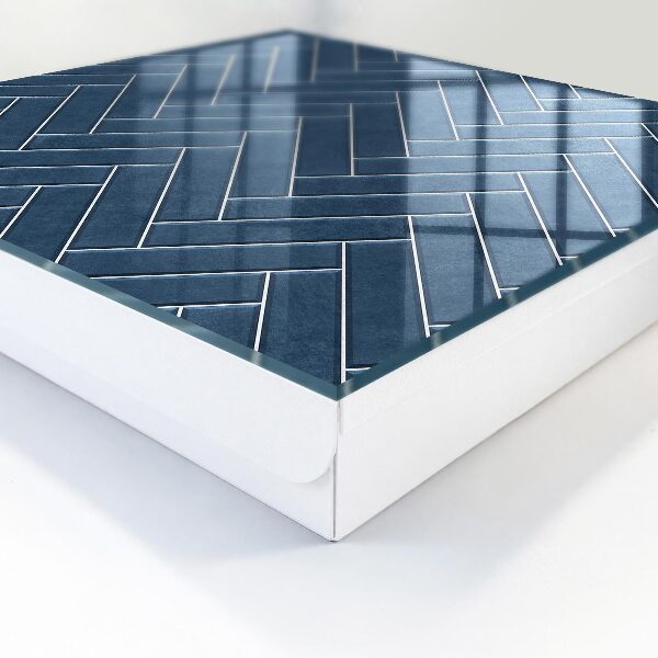Caja para llaves de color azul marino