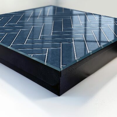 Caja para llaves de color azul marino