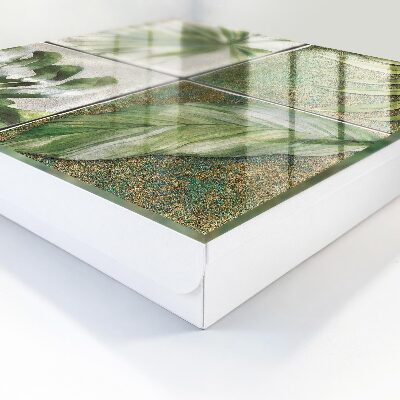 Caja para llaves con diseño de azulejos para plantas