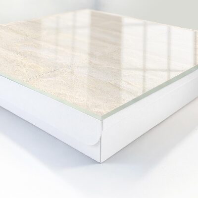 Caja para llaves de piedra color crema